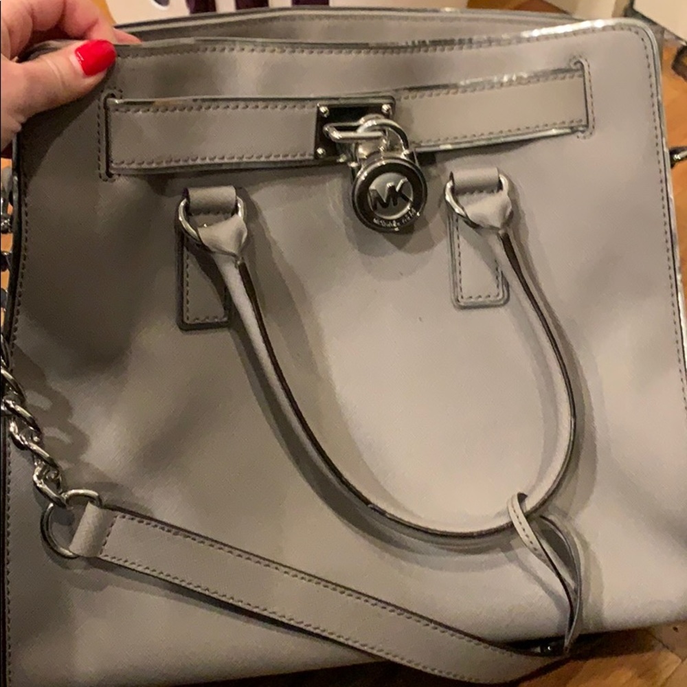 Michael kors grey tote